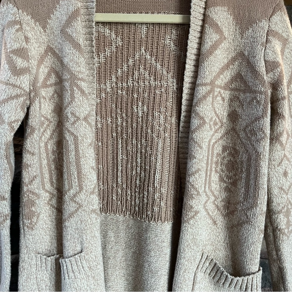 Roxy Aztec Cardigan Beige - Xs/S - image 3